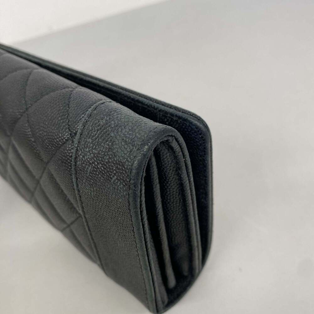 CHANEL Black Caviar Leather Wallet - Picture 5 of 9